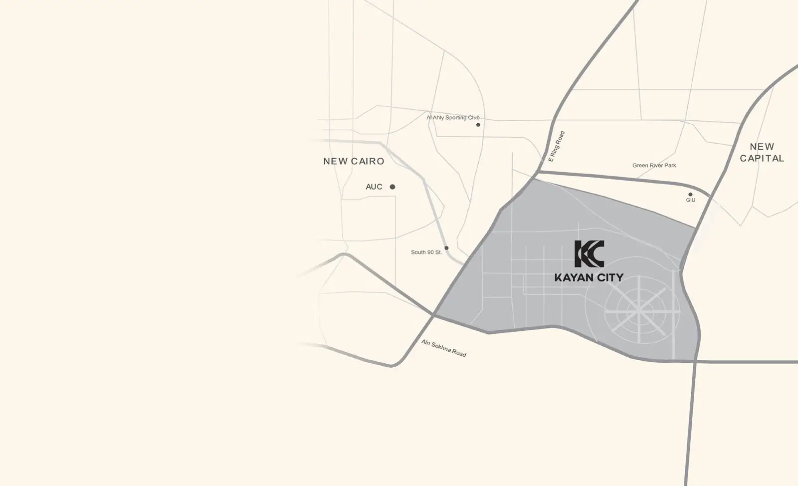 Kayan City location map